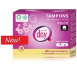 Tampony ze 100% bewełny ekologicznej Gentle Day regular - Eco18 szt.