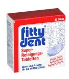 FittyDent - tabletki do czyszczenia protez zębowych.