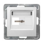 OSPEL Obudowa gniazda pojedynczego  IMPRESJA BIAŁY GPK-1Y/p/00 hurtownia led Premium Lux